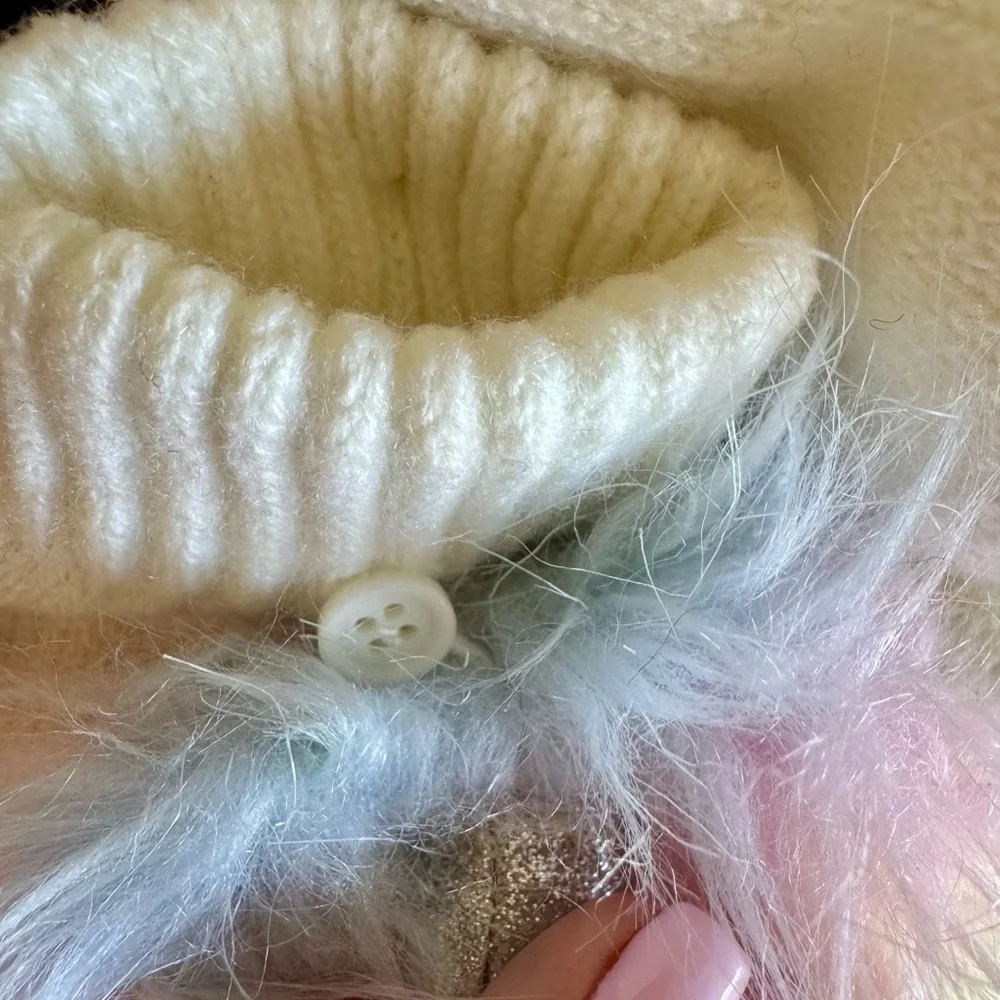 Cat & Jack Kids' Unicorn Gloves and Furry Bag Set - Multicolor